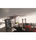 סיר אידוי ברגהוף 2 קומות 20ס"מ 3.8 ל' - Hotel Line 