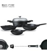 B&H - סט סירים 8 חל'- צפוי נון סטיק