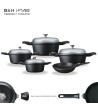 B&H - סט סירים 12 חל'- צפוי נון סטיק